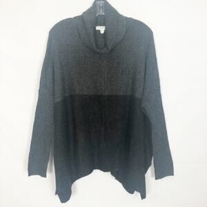 Beach Lunch Lounge Cowl Neck Oversized Womens Sweater XS Bohemian Contemporary
